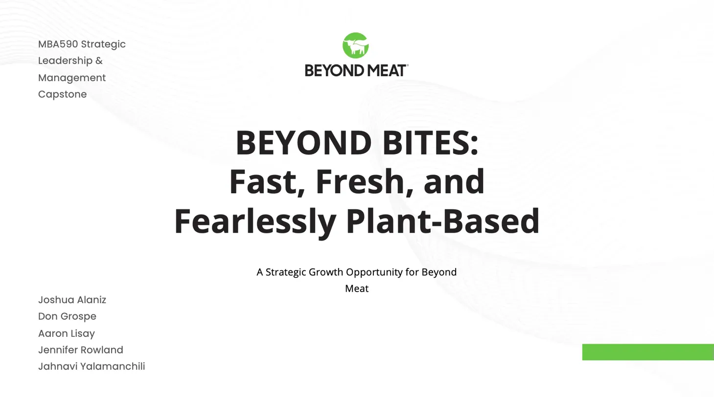 Beyond Bites MBA Capstone Presentation